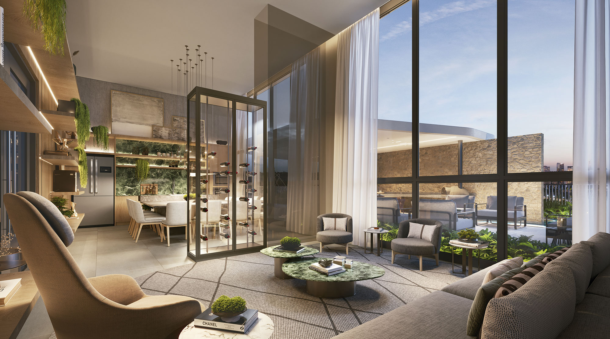 Pintura de Cobertura: O Ápice da Moradia Premium